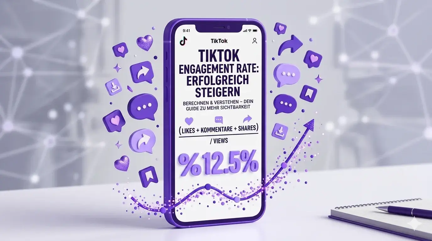 TikTok Engagement Rate berechnen: Formel & Rechenbeispiele