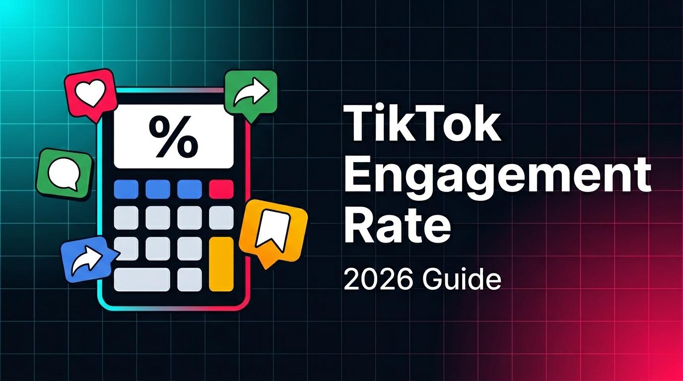 TikTok Engagement Rate berechnen: Formeln, Benchmarks & Tipps 2026