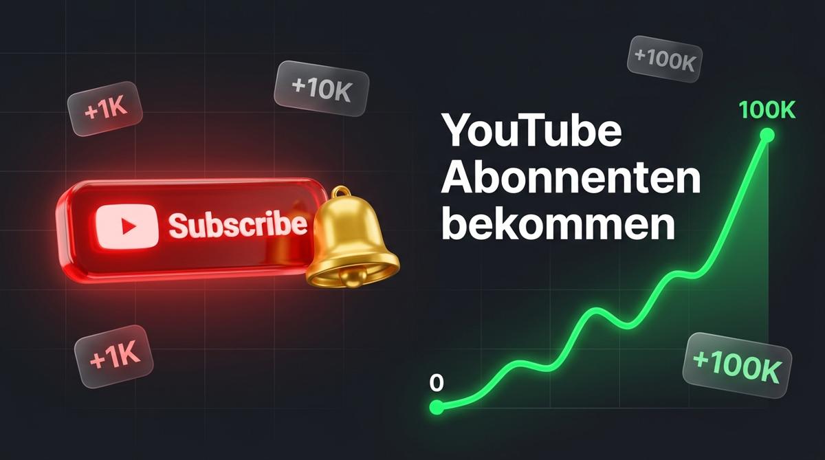 YouTube Abonnenten bekommen: 8 Strategien für schnelles Wachstum 2026