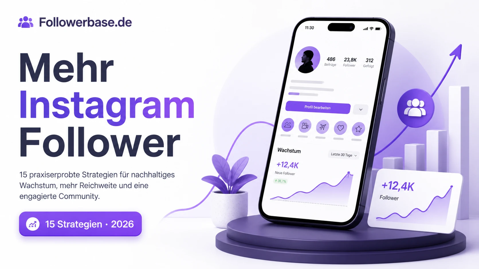 Mehr Instagram Follower bekommen: 15 Strategien, die 2026 wirklich funktionieren