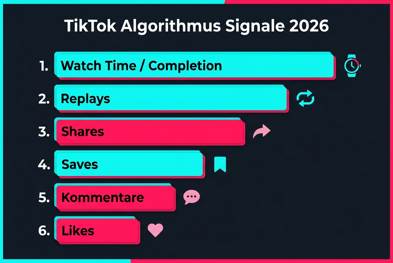 TikTok Algorithmus Signale 2026